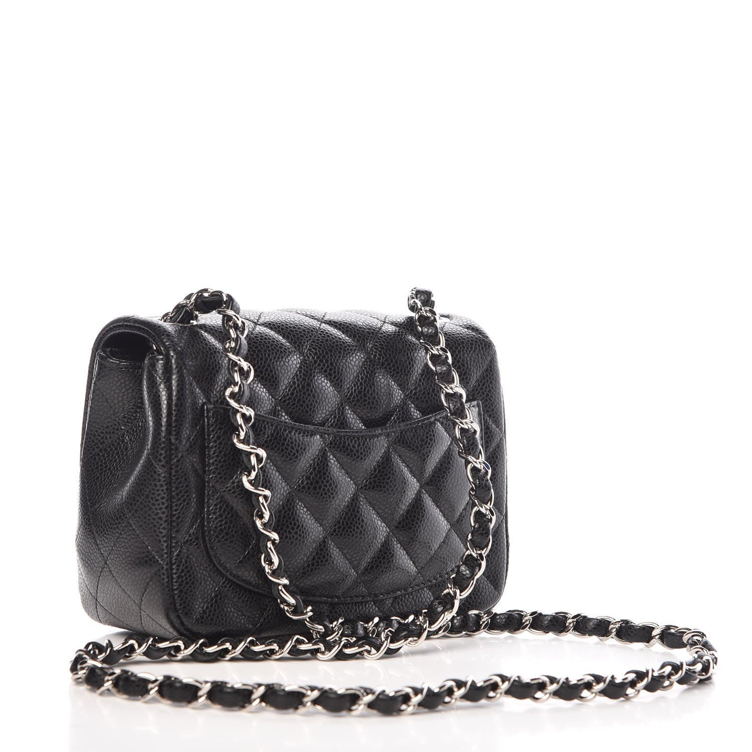 Chanel Caviar Quilted Mini Square Flap Black 4 of 11