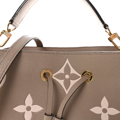 Louis Vuitton Empreinte Monogram Giant Neonoe MM Tourterelle Creme 8 of 11