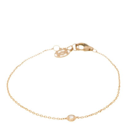 Cartier 18K Yellow Gold Diamond XS D'Amour Bracelet 1 of 5
