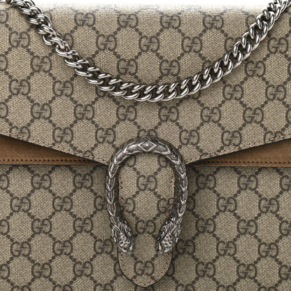 Gucci GG Supreme Monogram Medium Dionysus Shoulder Bag Taupe 7 of 11