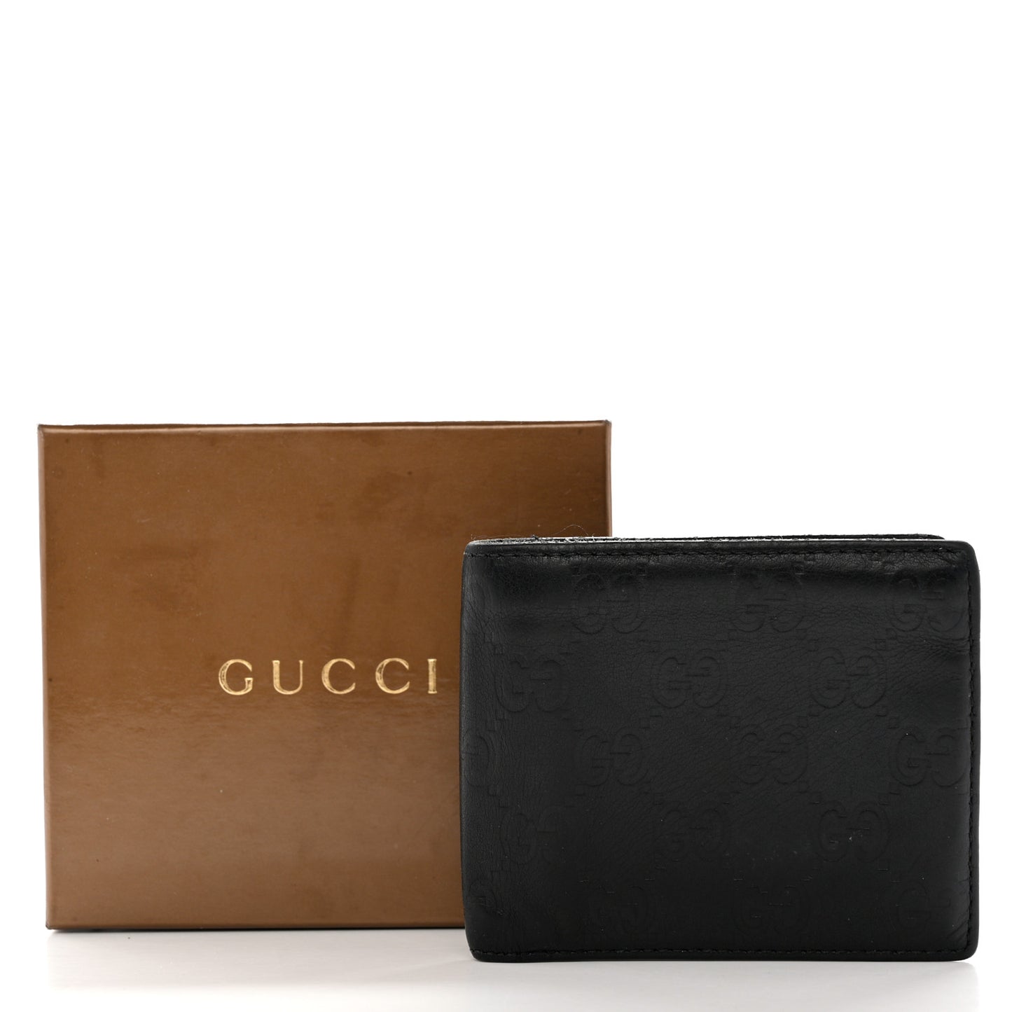 Guccissima Avel Bi-Fold Wallet Black