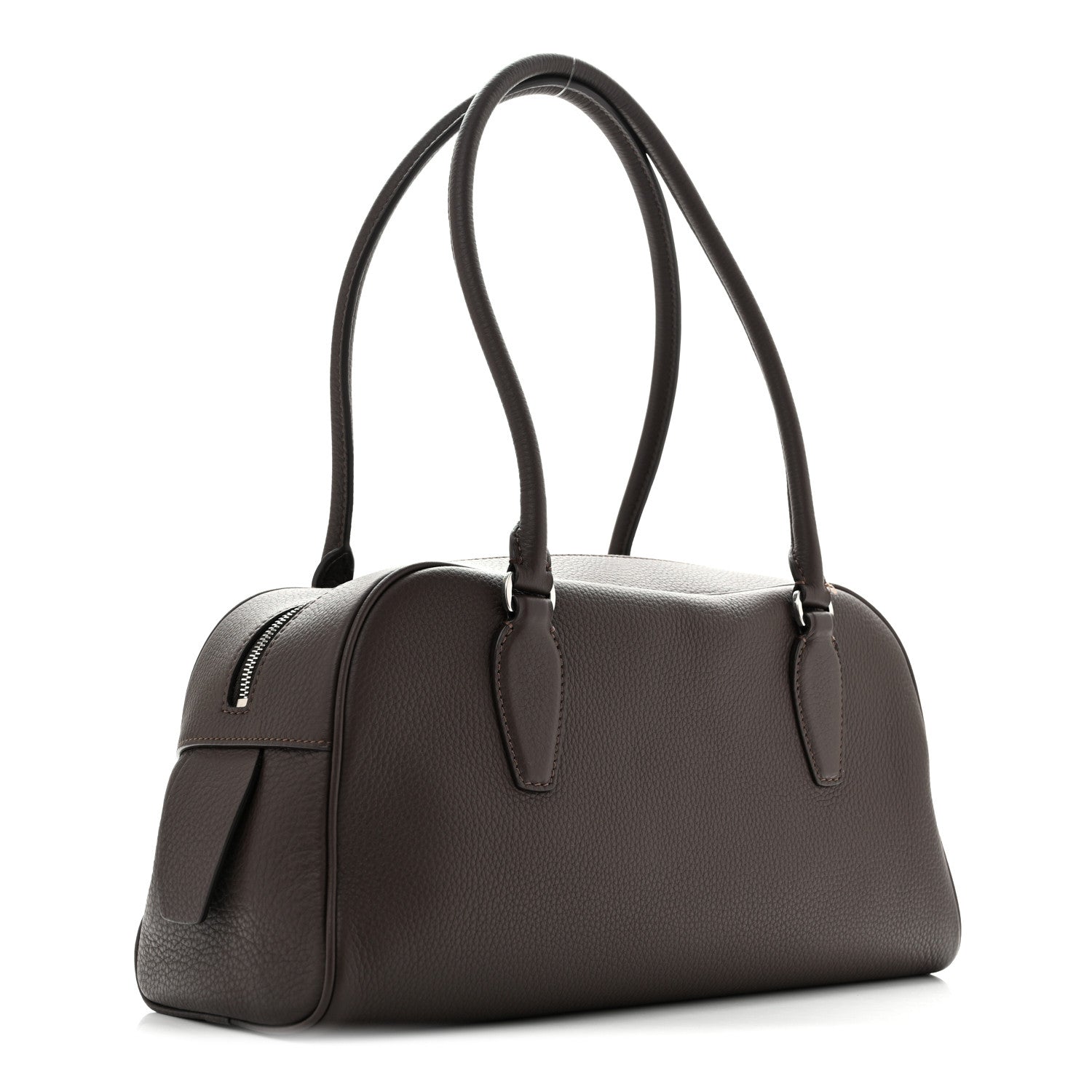 The Row Grained Calfskin EW India Deep Brown 3 of 12