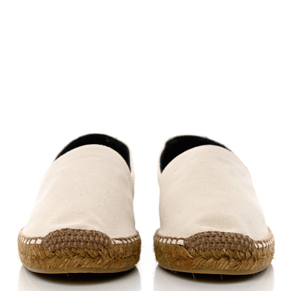 Saint Laurent Canvas Elba Espadrilles 39.5 Sweet Cream 2 of 12
