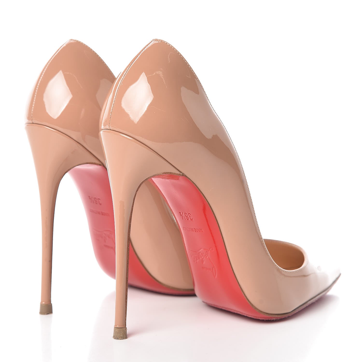 Christian Louboutin Patent So Kate 100 Pumps 36.5 Nude 4 of 14