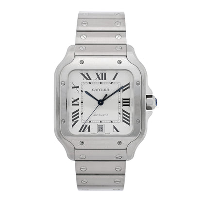 Cartier Stainless Steel 39.8mm Santos De Cartier Automatic Watch 1 of 5