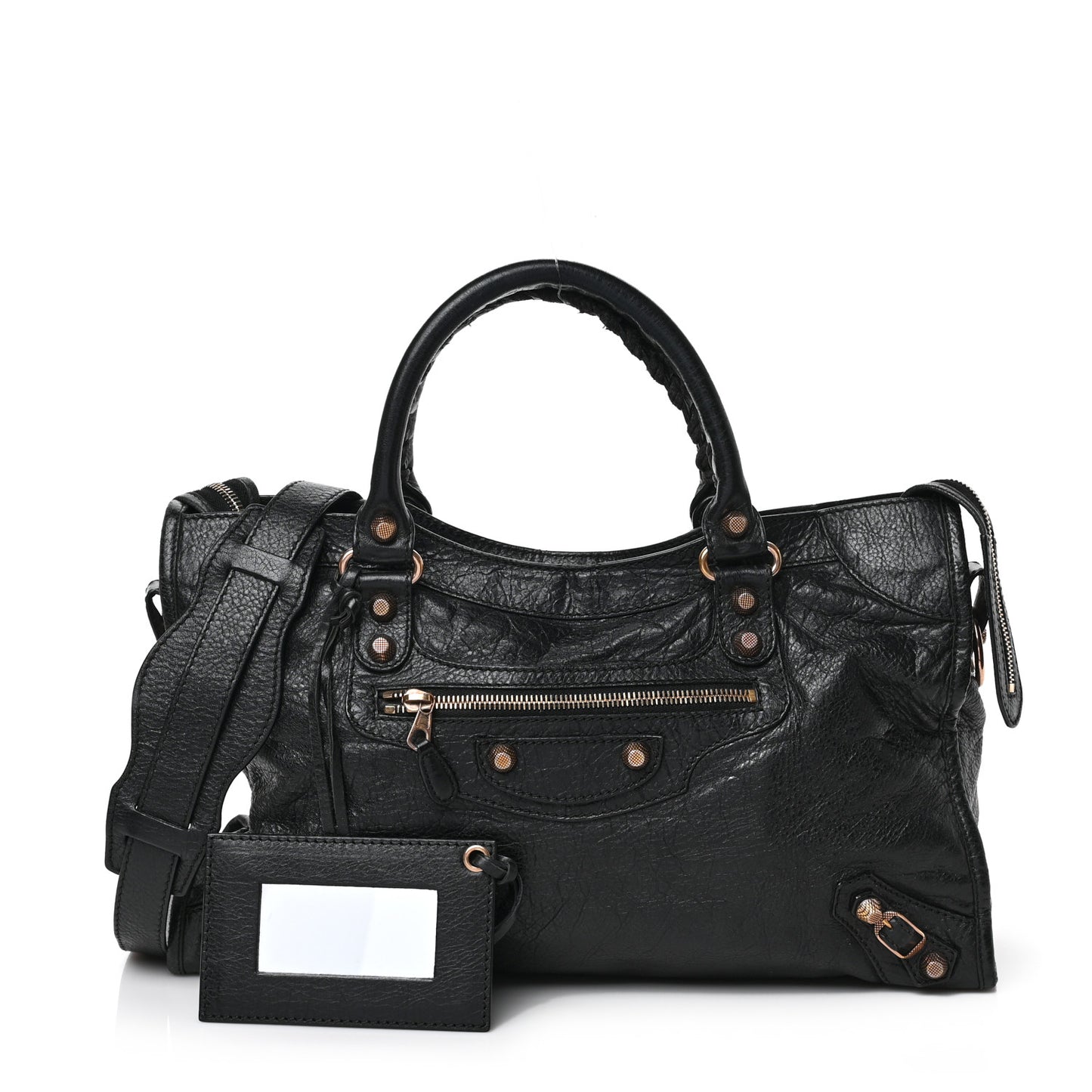 Agneau Giant 12 Gold Hardware City Black