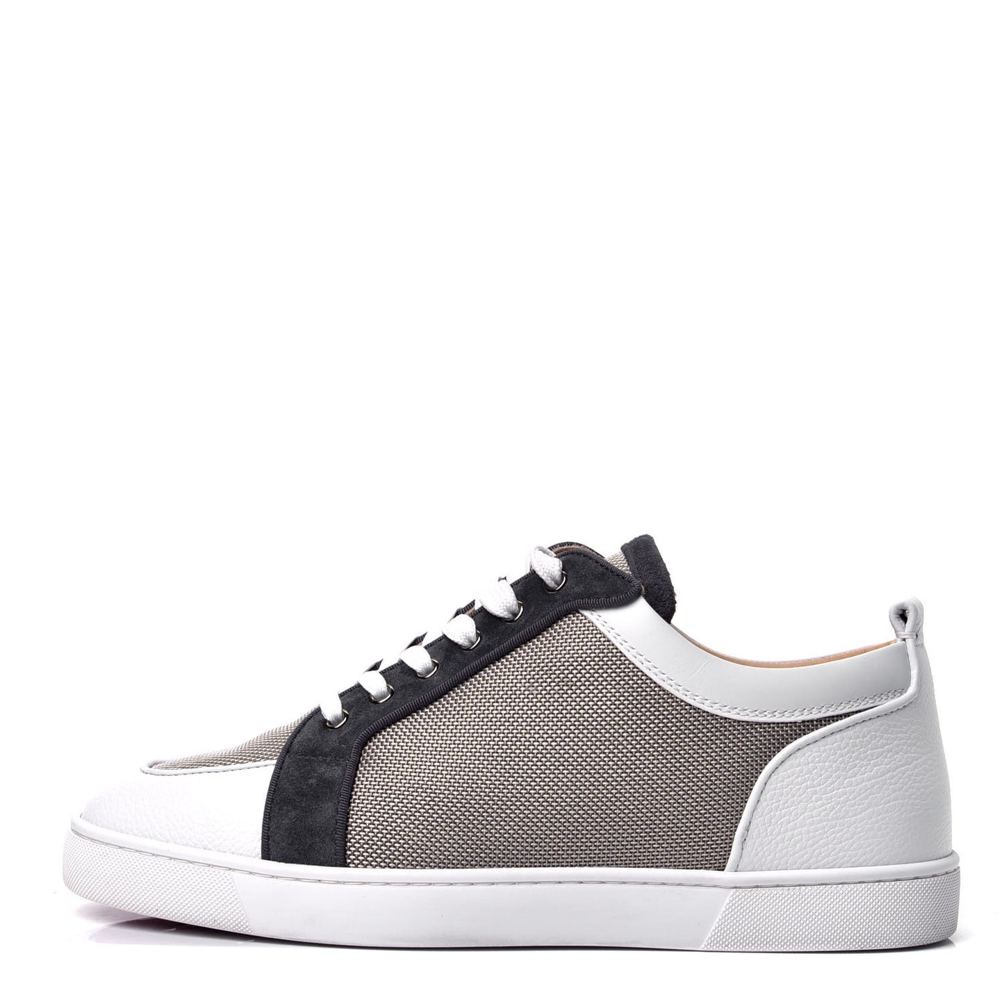 Calfskin Mens Rantulow Orlato Flat Sneakers 45 White Grey
