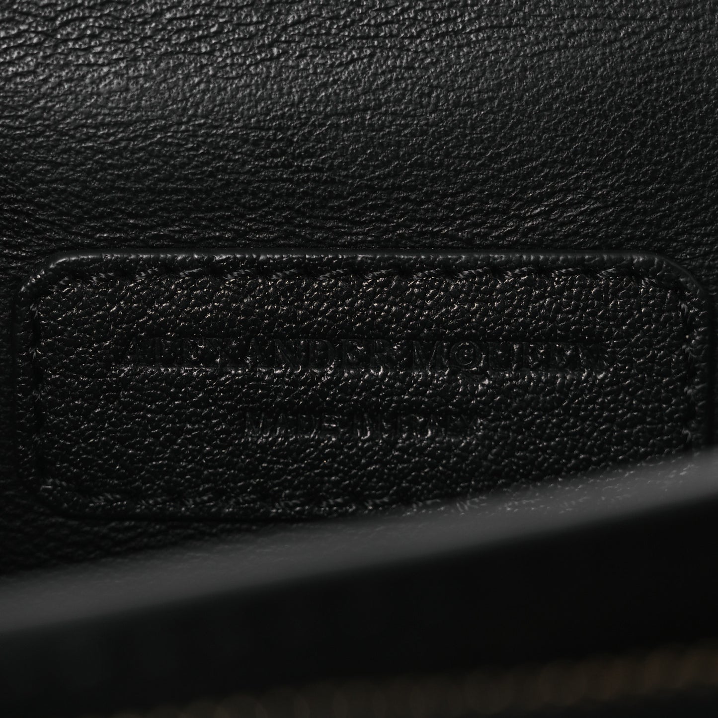 Calfskin Skull Mini Clutch Black