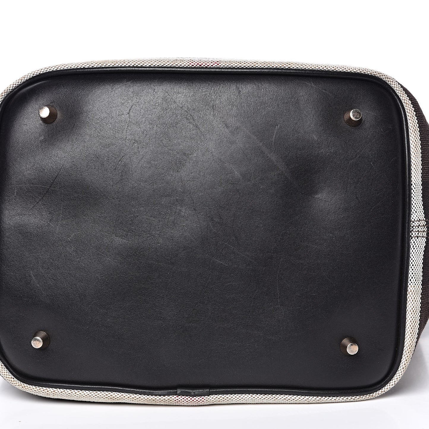 Canvas Mega Check Medium Ashby Hobo Black