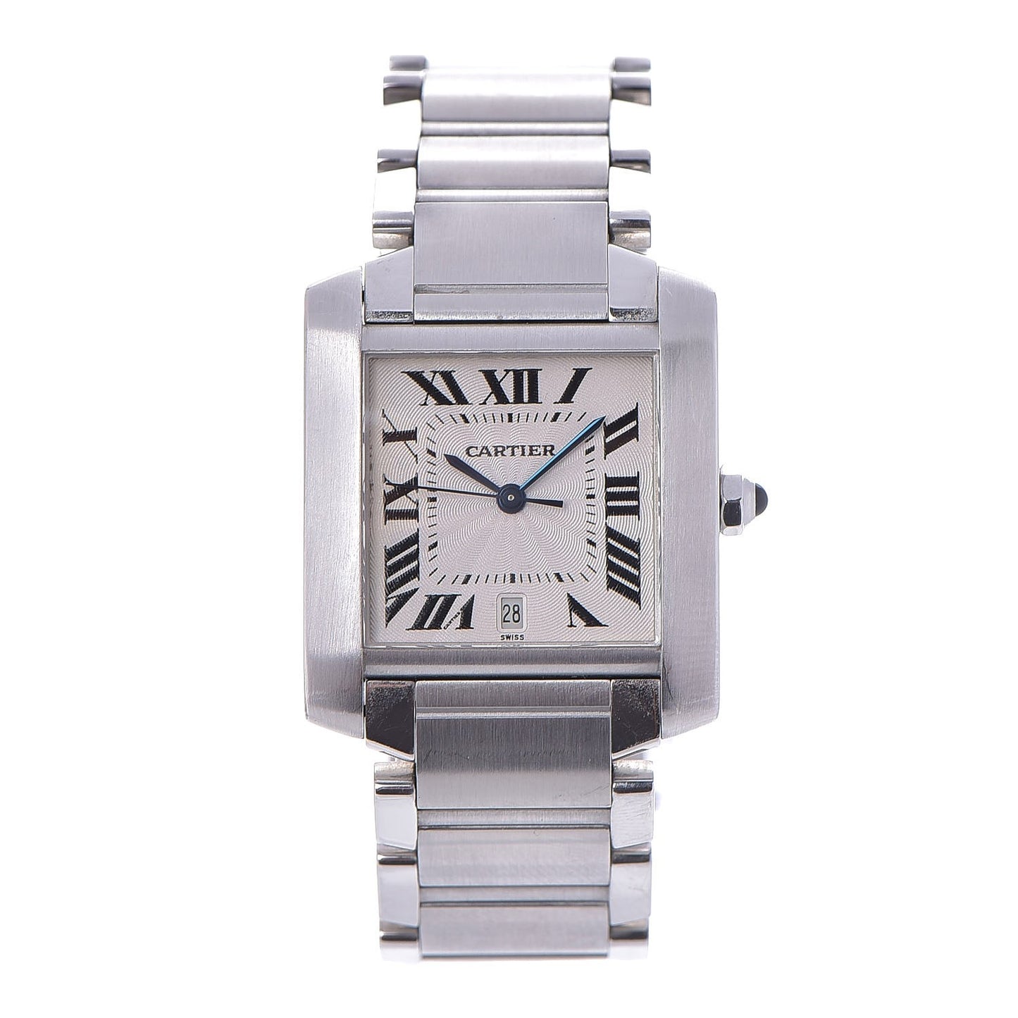Stainless Steel 28mm Tank Francaise Automatic Watch