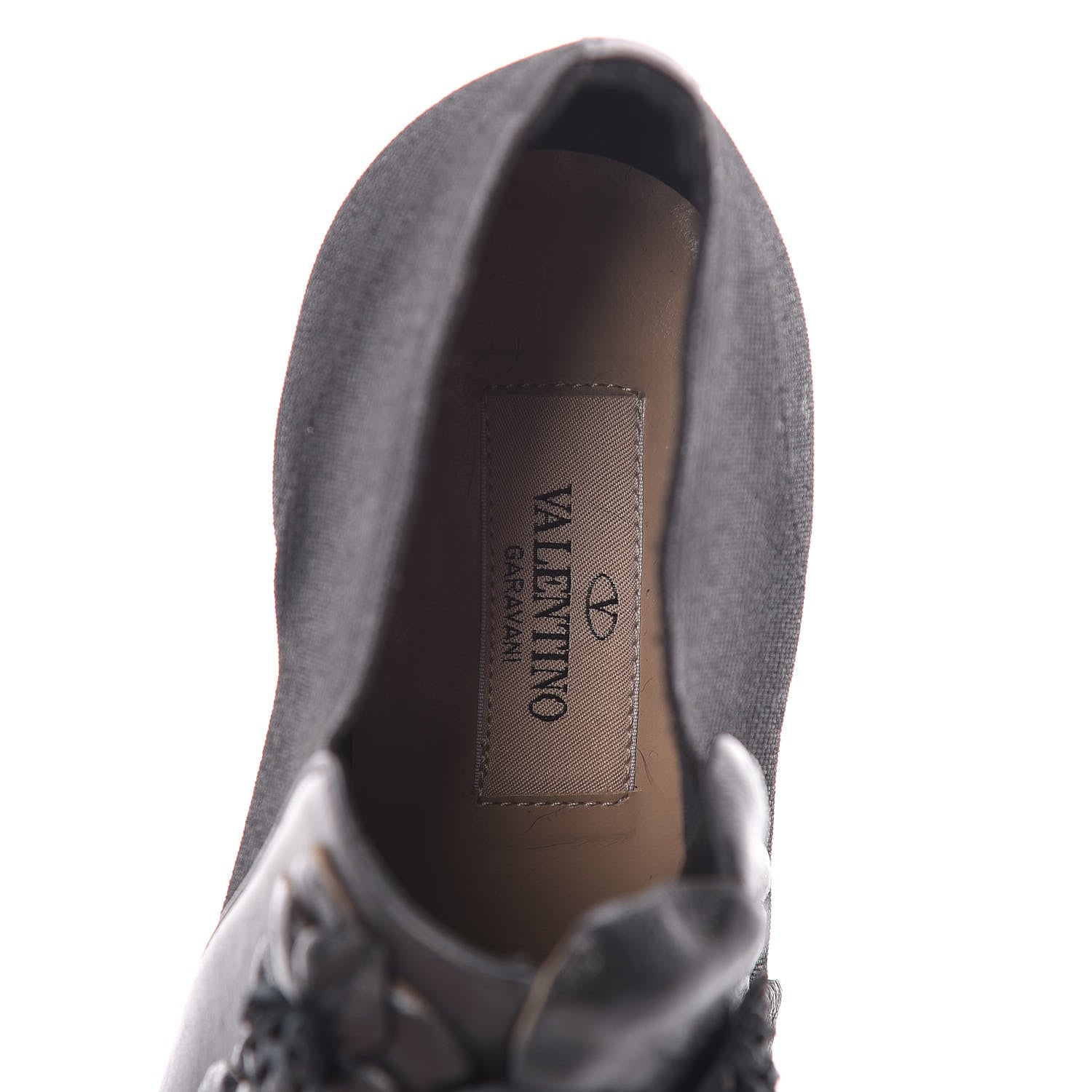 Valentino Garavani Calfskin Knit Techno Couture Booties 38 Black 5 of 7