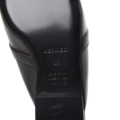 Hermes Calfskin Oz Mules 36 Black 5 of 7