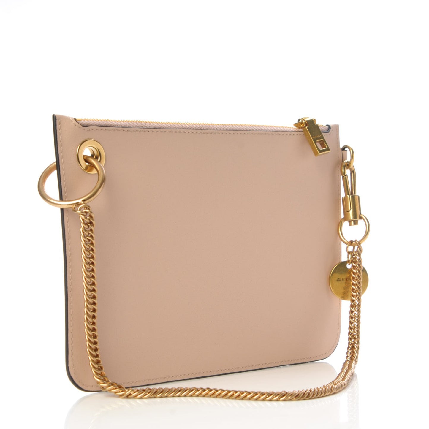 Smooth Calfskin Shopper Pouch Powder
