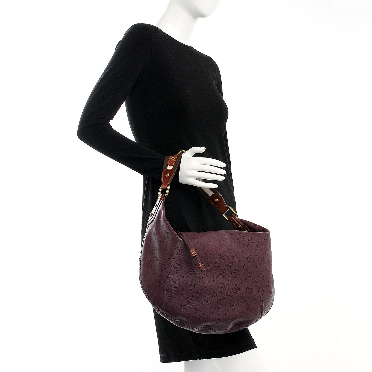 Louis Vuitton Mahina Onatah GM Aubergine 2 of 7