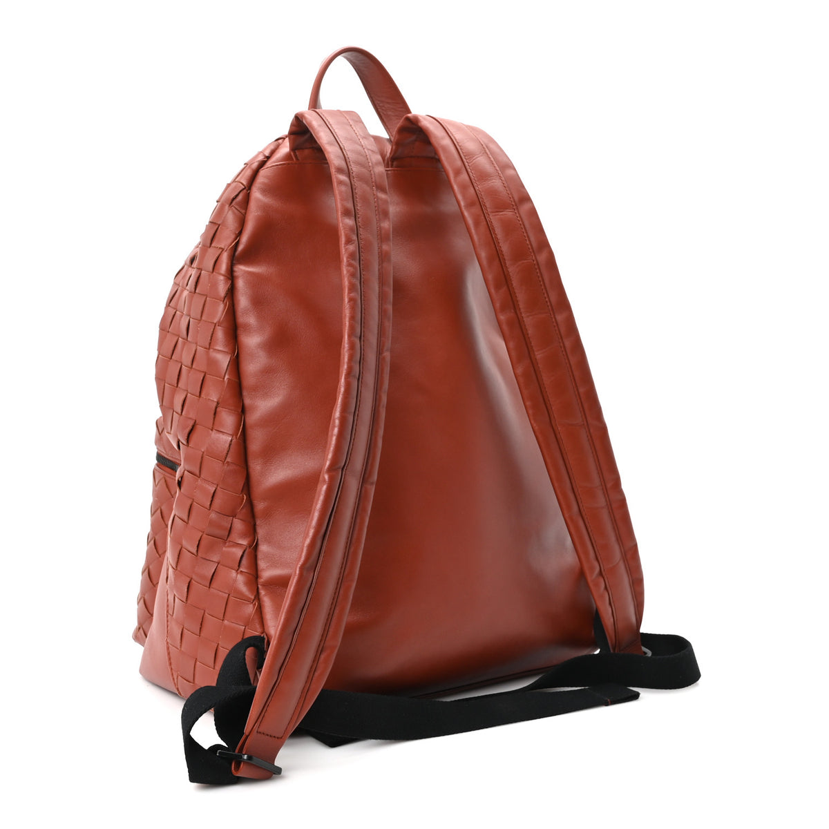 Bottega Veneta Nappa Intrecciato Backpack Rust 2 of 8