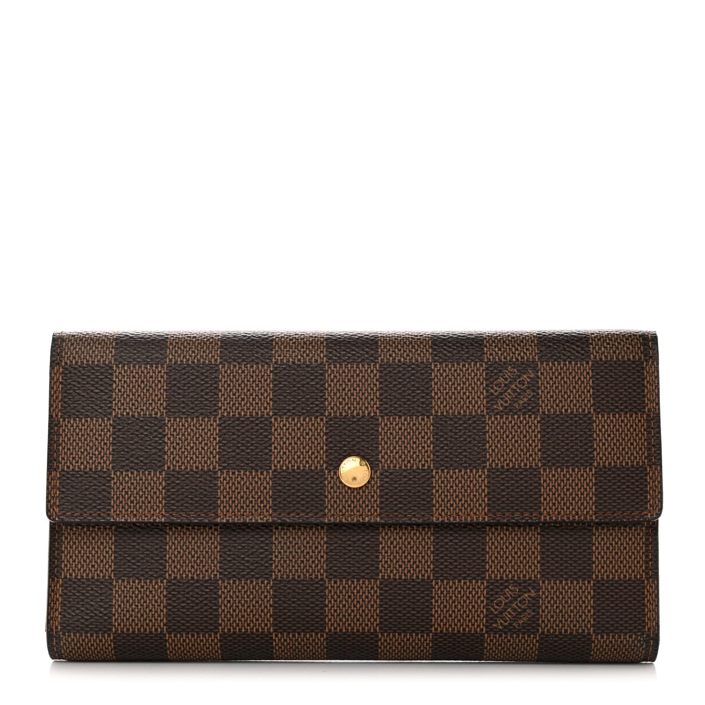 LOUIS VUITTON Damier Ebene Sarah Wallet