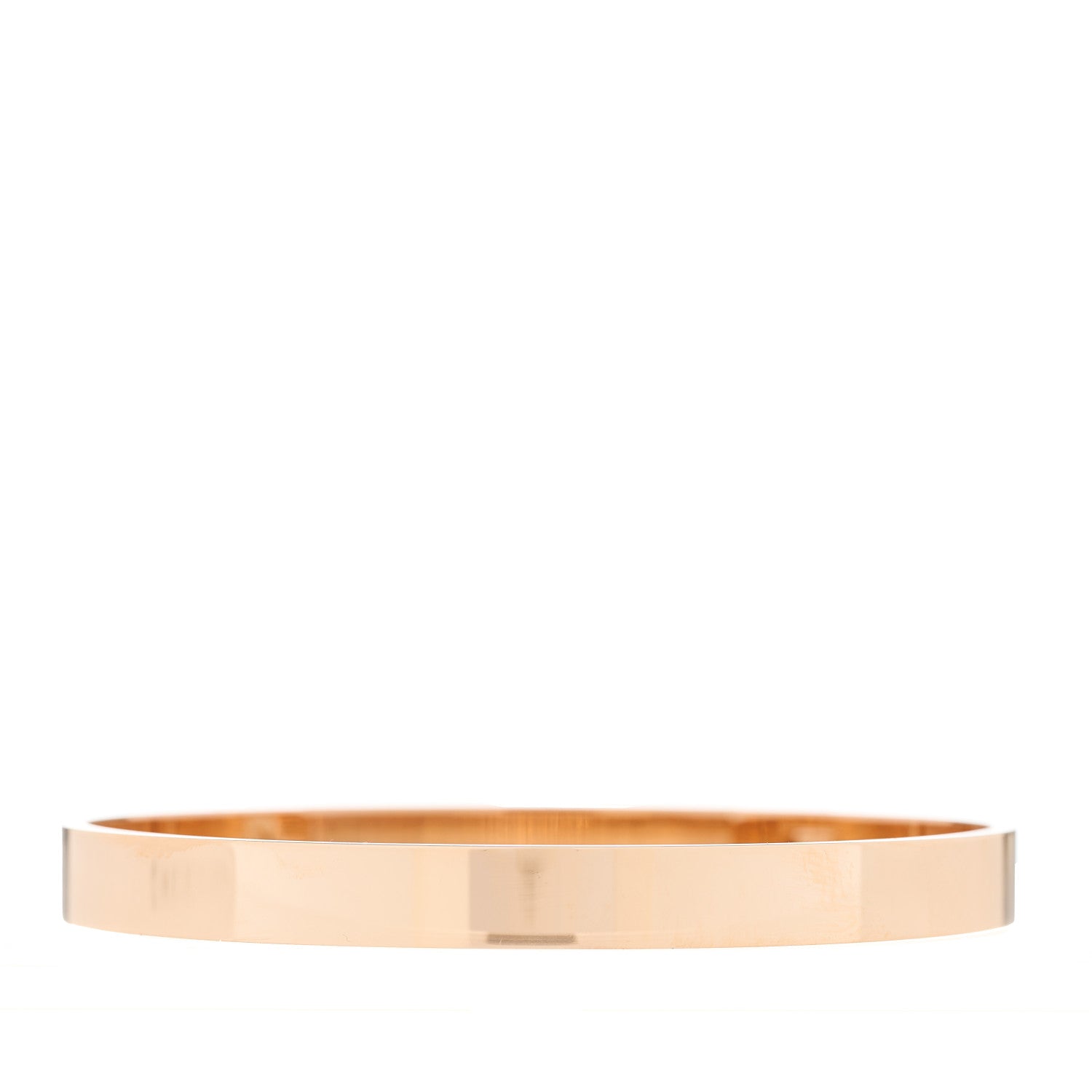 Hermes 18K Rose Gold Diamond PM Collier De Chien Pave Bracelet SH 2 of 4