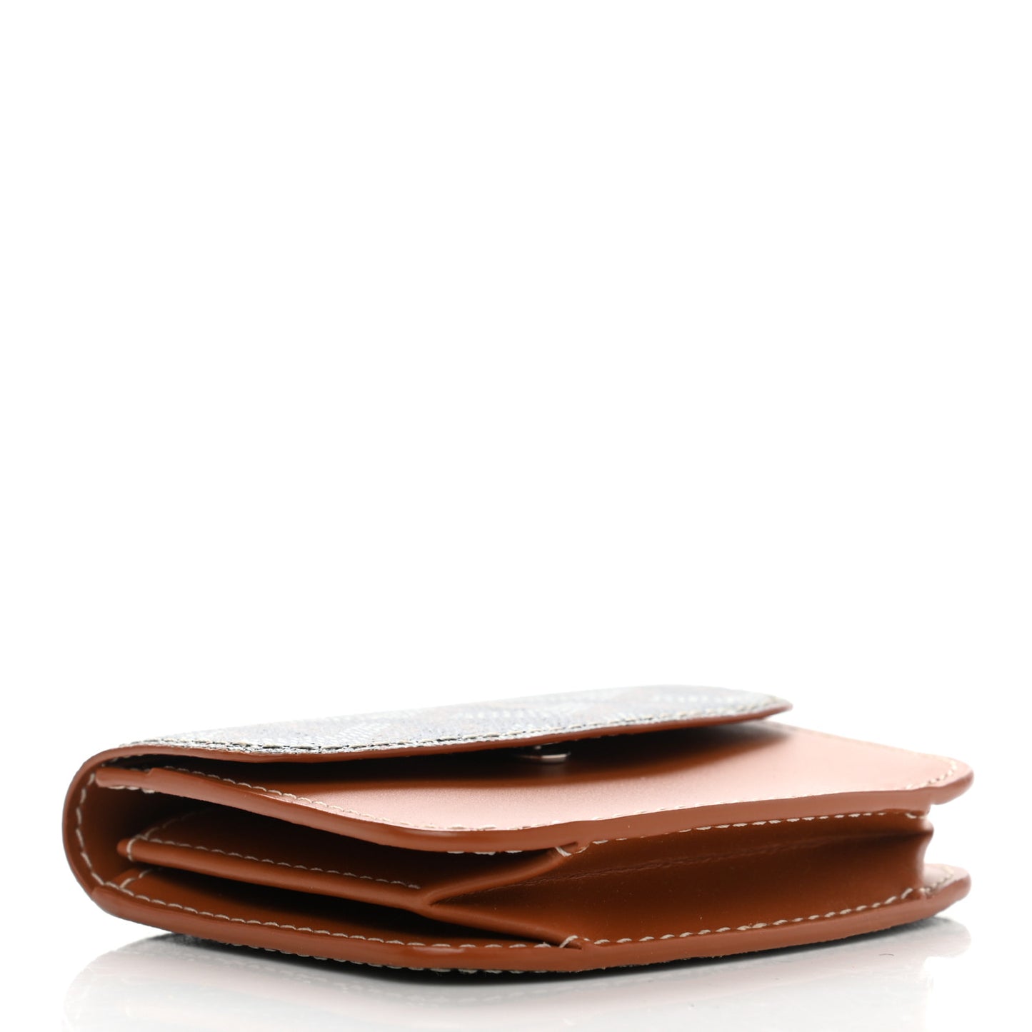 Goyardine Coin Pouch Black Gold
