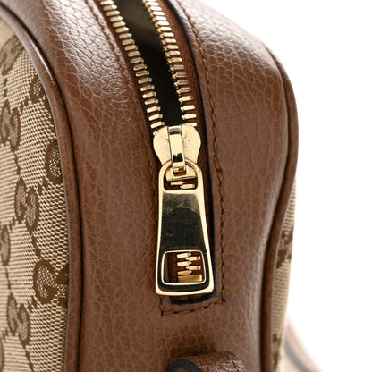 Gucci Monogram Mini Bree Messenger Bag Beige Tabacco 13 of 14