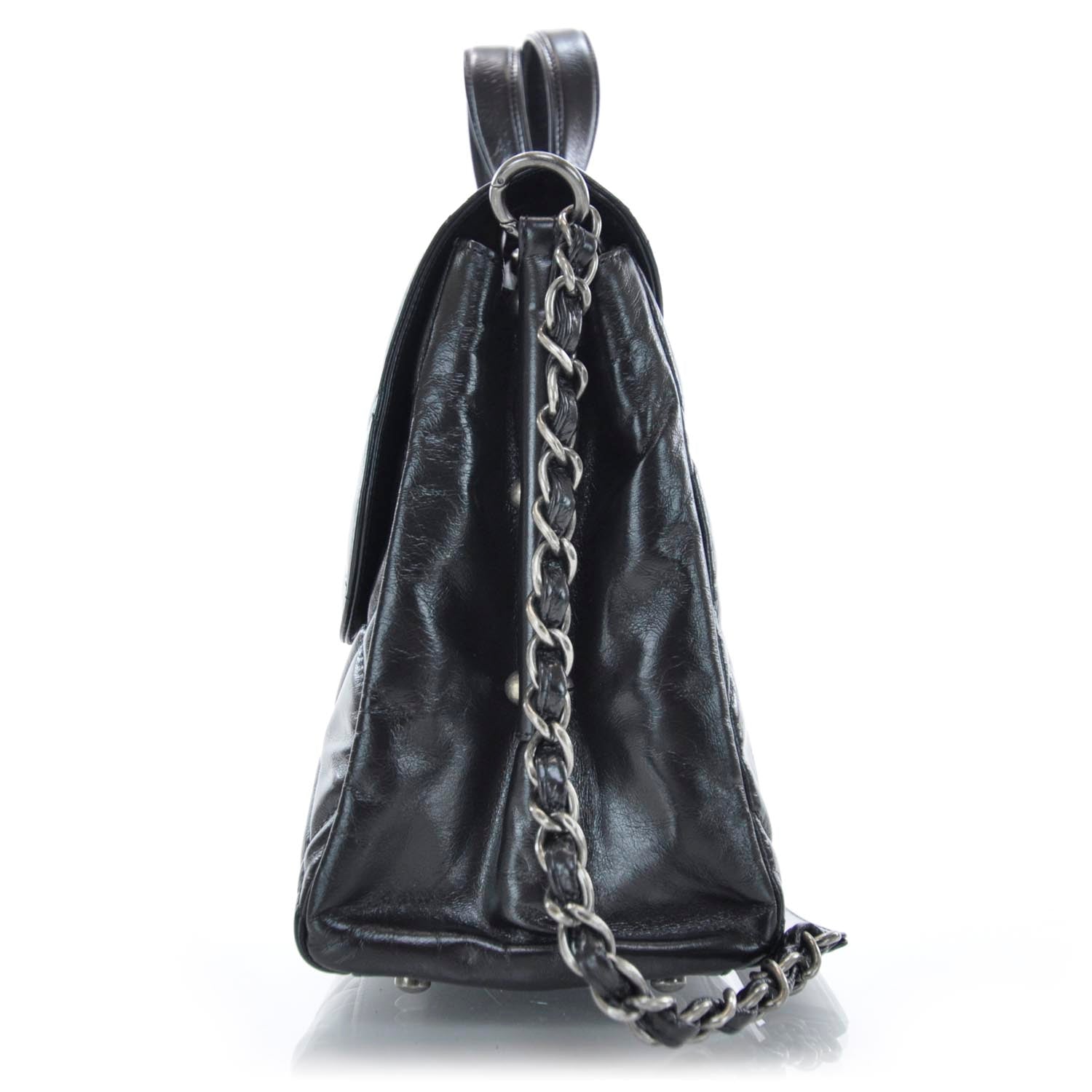 Chanel Calfskin Quilted Boy Bag Black 4 of 9