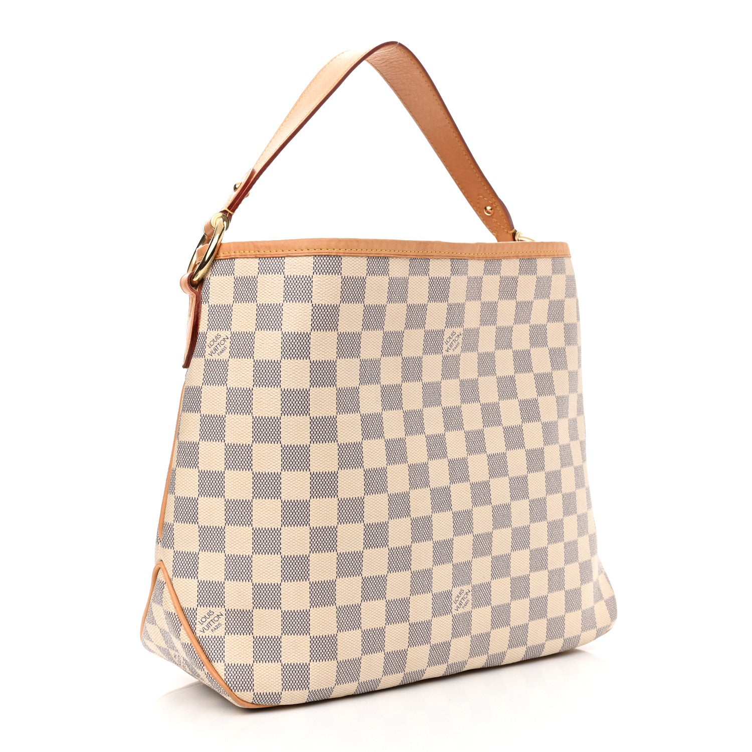 Louis Vuitton Damier Azur Delightful PM Rose Ballerine 3 of 10