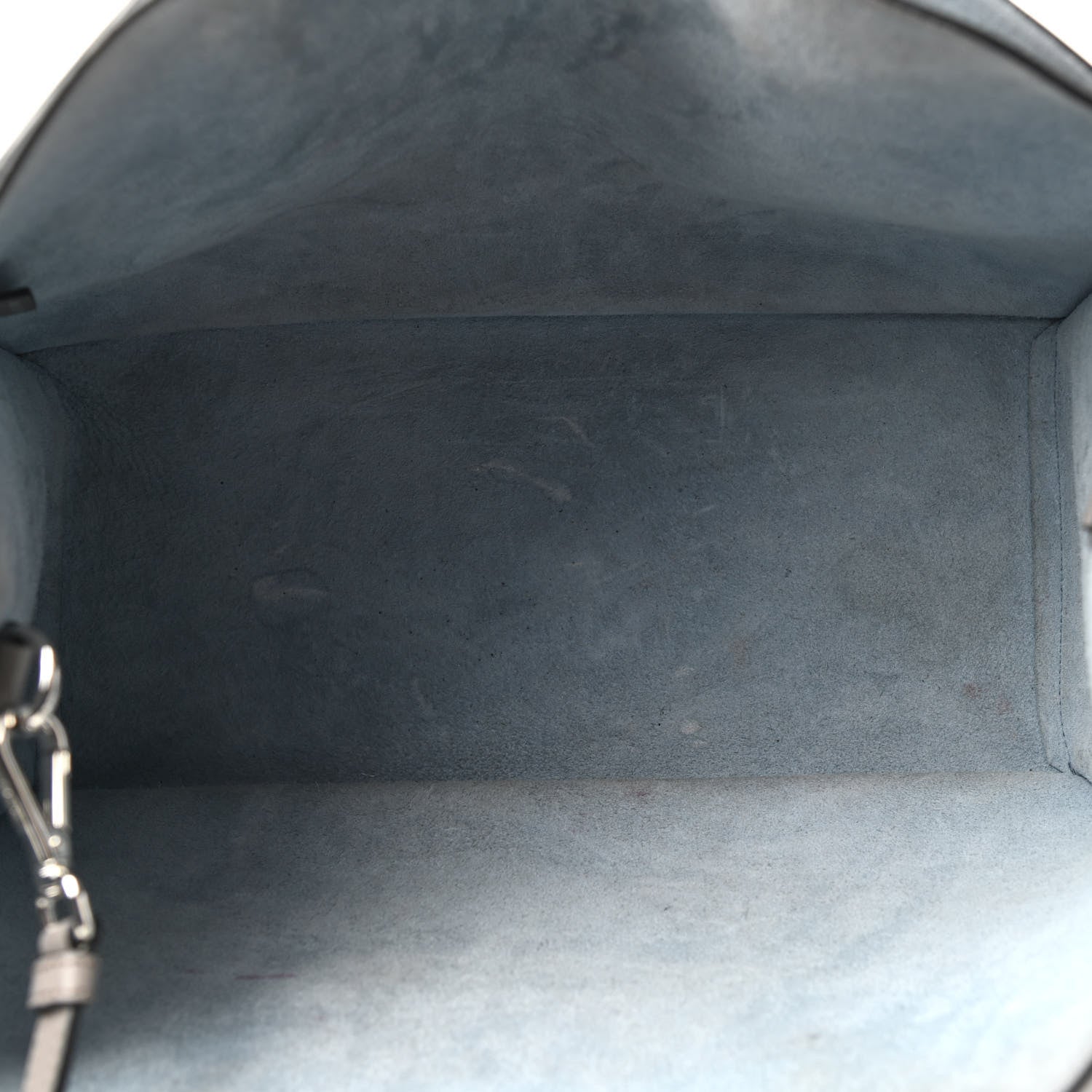 Prada City Calfskin Large Etiquette Tote Light Grey 5 of 14