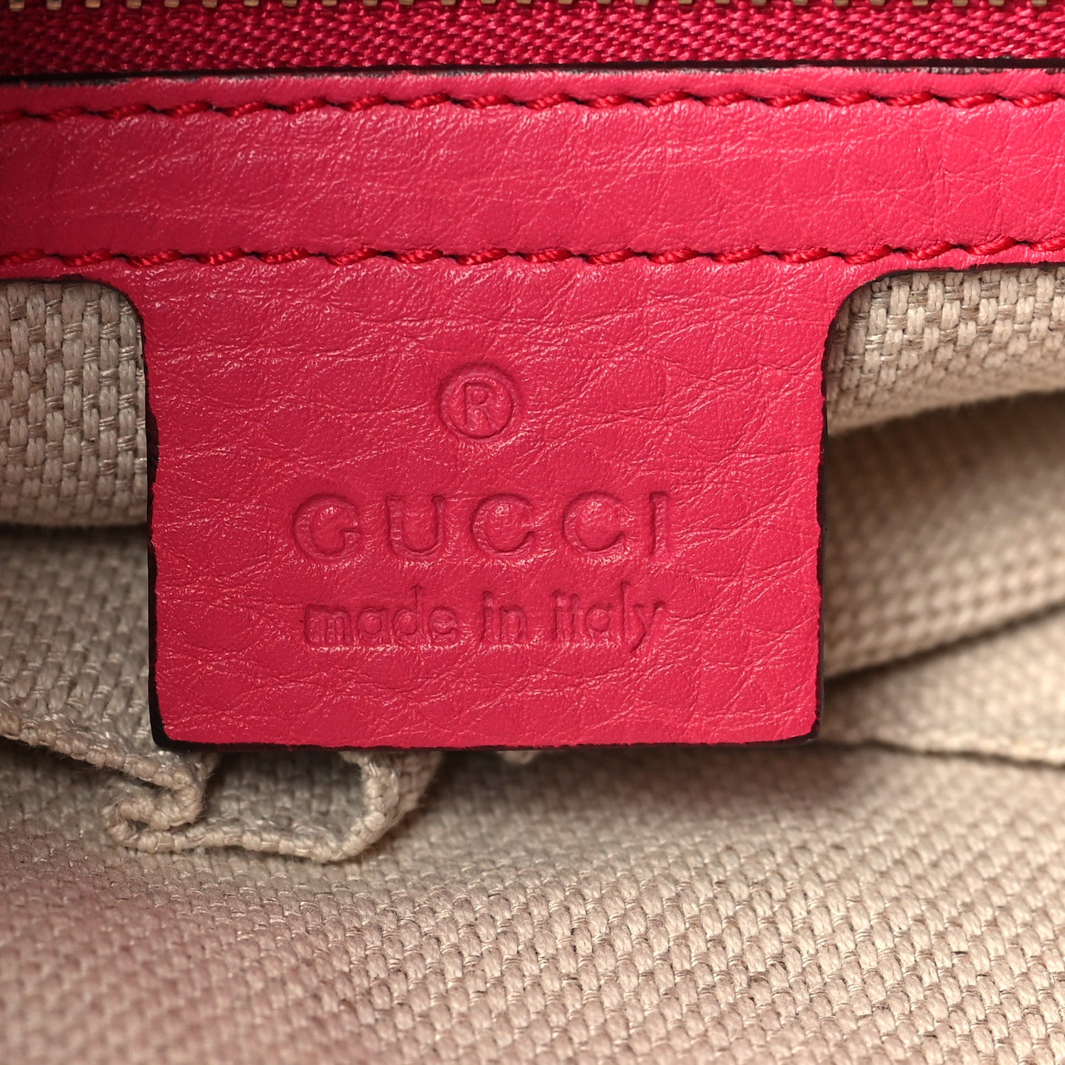 Gucci Pebbled Calfskin Medium Soho Chain Shoulder Bag 6 of 9