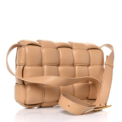 Bottega Veneta Nappa Maxi Intreccio Padded Cassette Crossbody Bag Almond 3 of 14