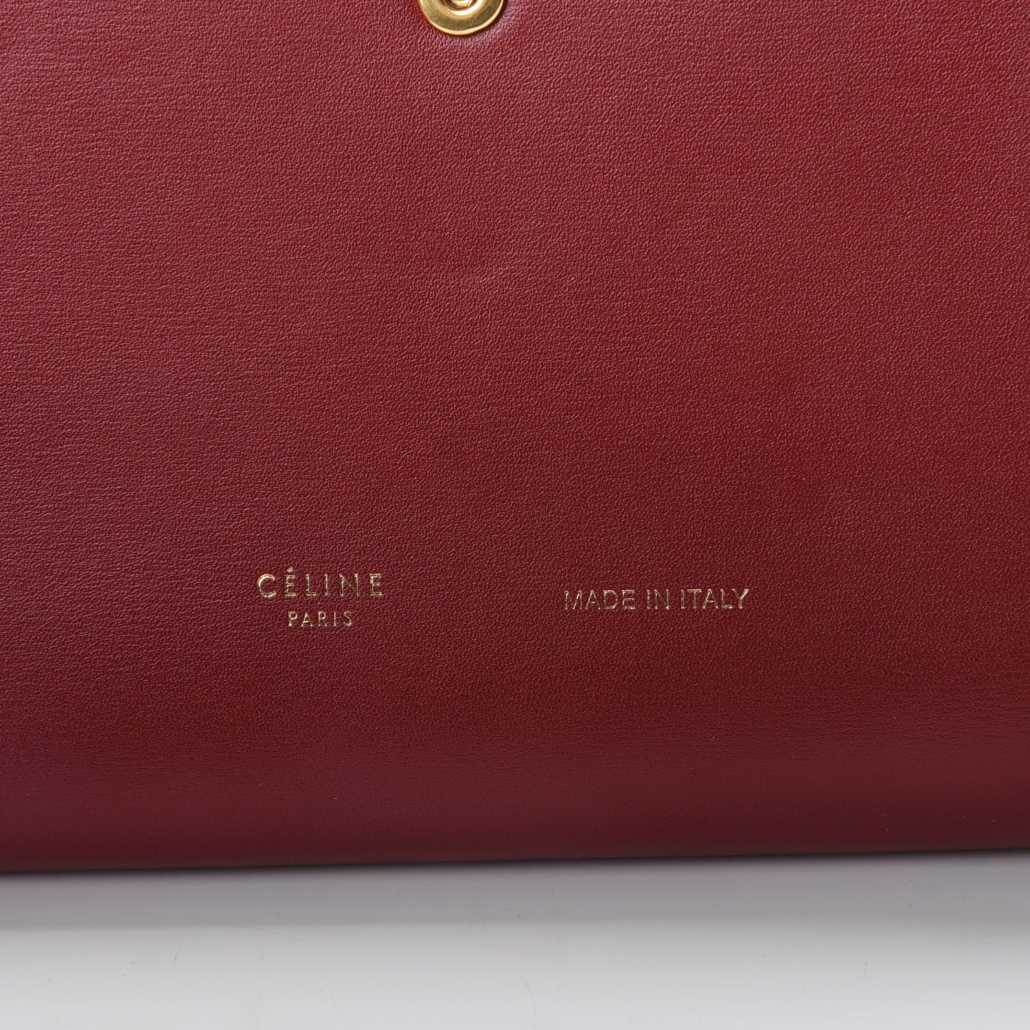 Celine Smooth Calfskin Medium Multifunction Strap Wallet Coquelicot 6 of 10
