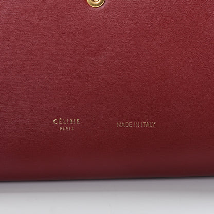 Celine Smooth Calfskin Medium Multifunction Strap Wallet Coquelicot 6 of 10
