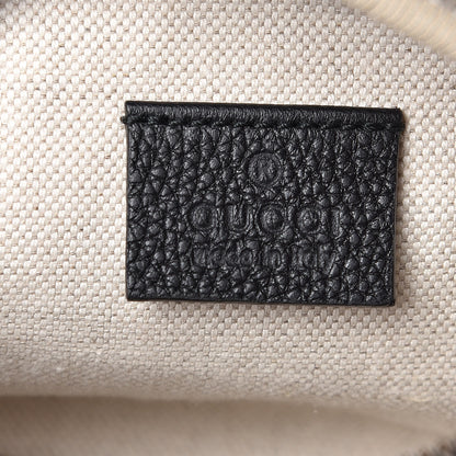 Gucci Grained Calfskin Small Logo Belt Bag Black 6 of 9