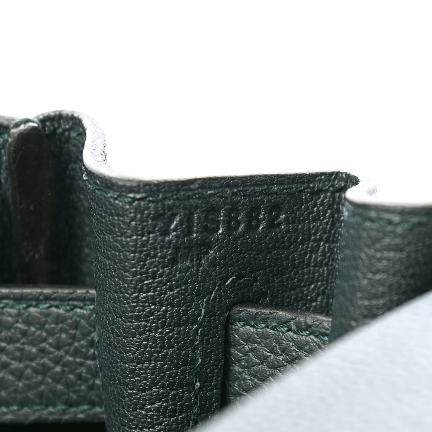Togo Matte Alligator Kelly Retourne Touch 28 Vert Cypress