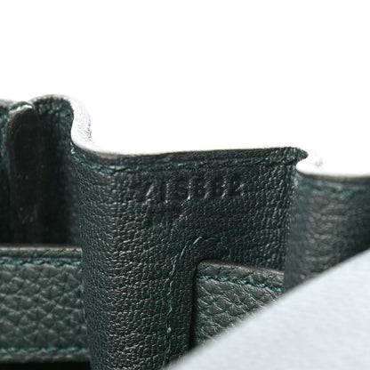 Hermes Togo Matte Alligator Kelly Retourne Touch 28 Vert Cypress 7 of 11