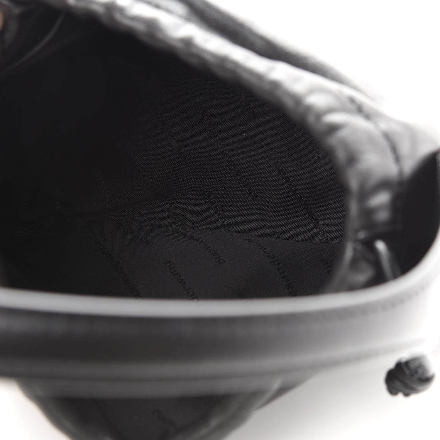 Alexander Wang Lambskin Nylon Small Ryan Bag Black 4 of 9
