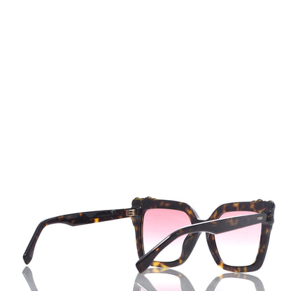 Fendi Studded Can Eye Sunglasses FF 0260/S Havana 4 of 8