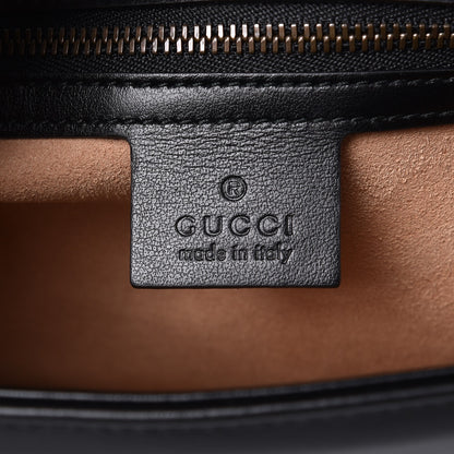 Gucci Calfskin Matelasse Large GG Marmont Shoulder Bag Black 7 of 8