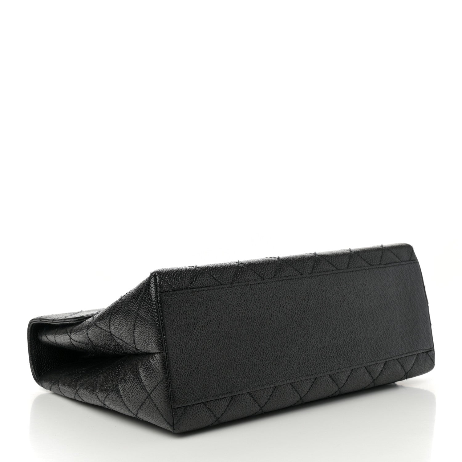 Chanel Caviar Quilted Jumbo Kelly Flap Black 4 of 10