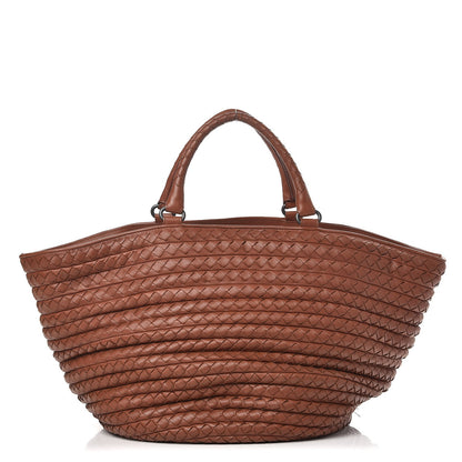 Bottega Veneta Intrecciato Nappa Spiral Shopper Tote Tea 1 of 11