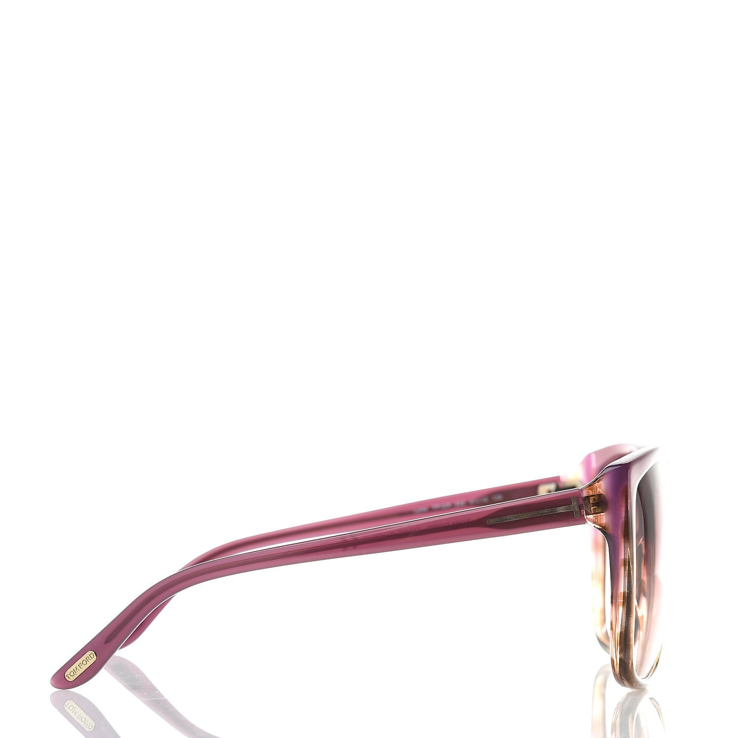 Tom Ford Lydia TF228 Sunglasses Purple Tortoise 3 of 8