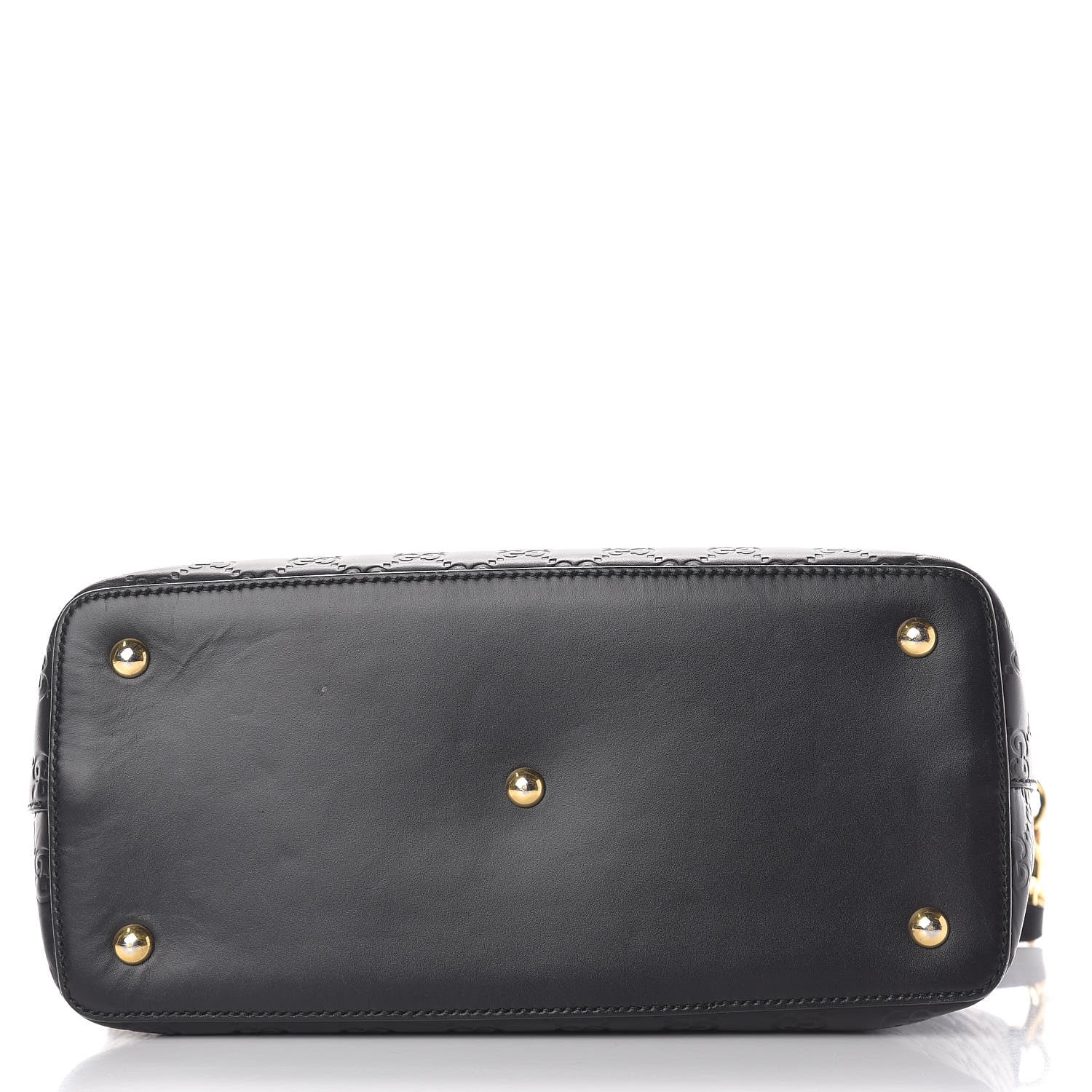 Gucci Guccissima Linea A Foldover Tote Black 15 of 17