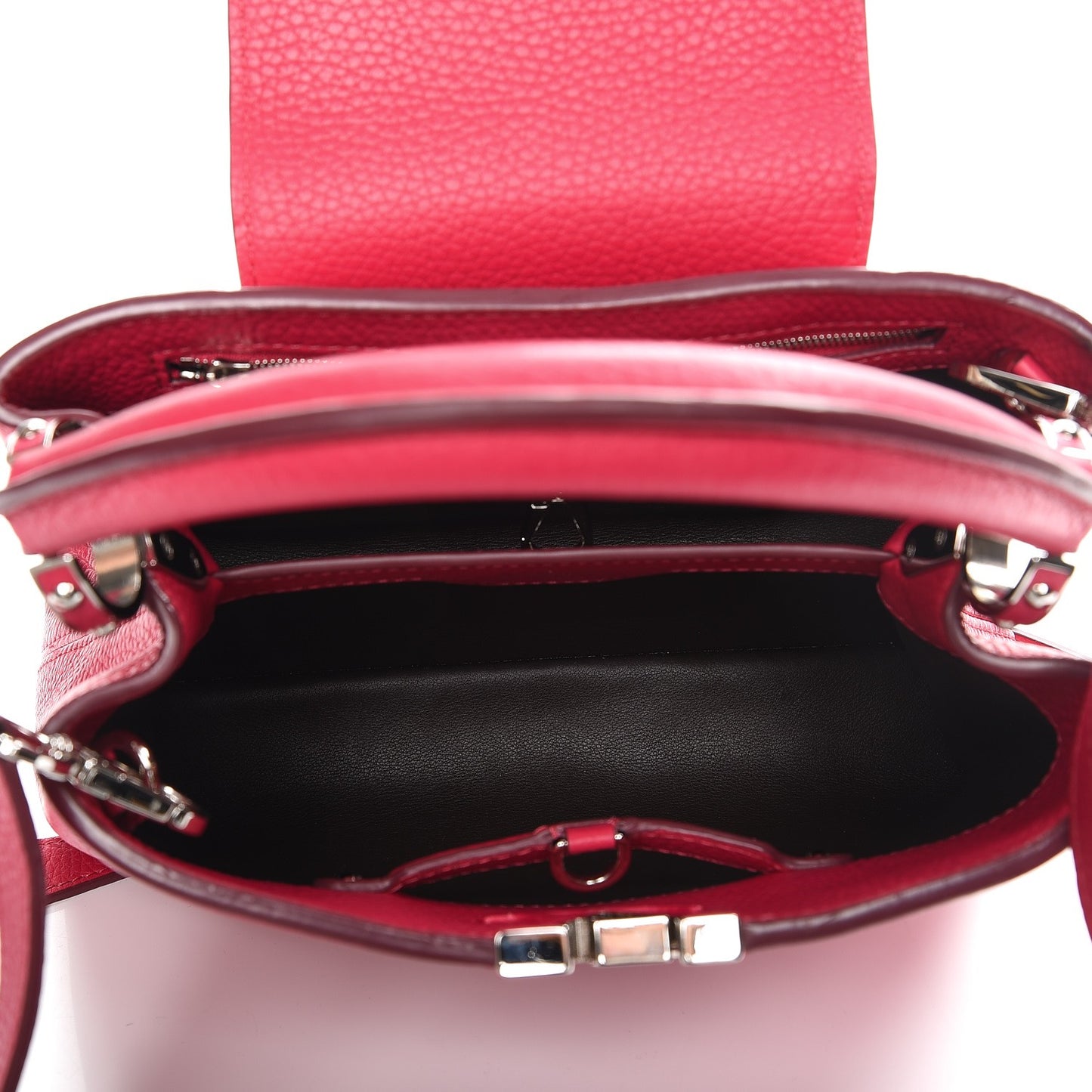 Taurillon Capucines BB Fuchsia