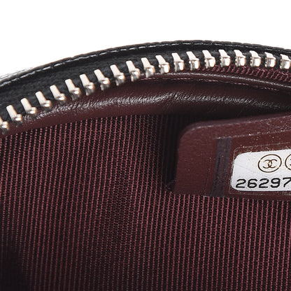 Chanel Caviar Quilted Zip Around Classic Coin Purse Black 7 of 7