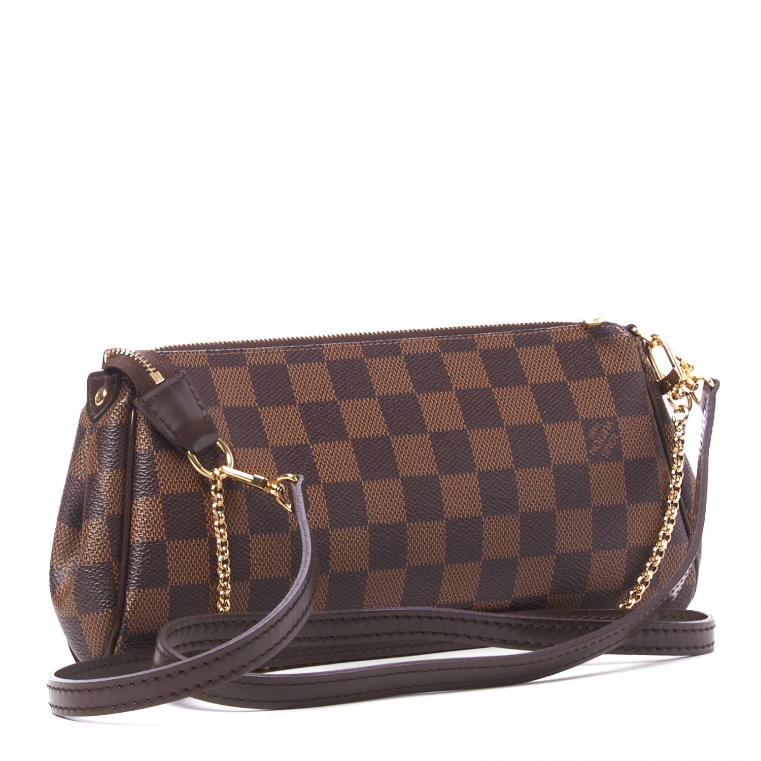 Louis Vuitton Damier Ebene Eva Clutch 3 of 8