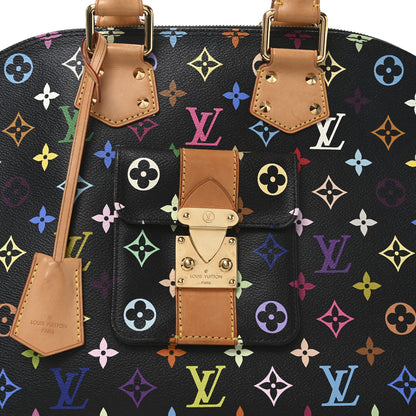 Louis Vuitton Monogram Multicolor Alma GM Black 7 of 9