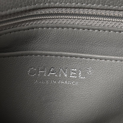 Chanel Caviar Quilted Mini Rectangular Flap Light Grey 6 of 11