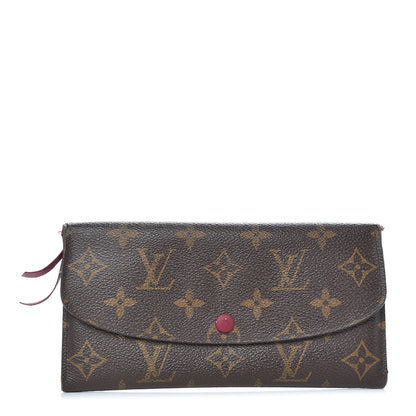 Louis Vuitton Monogram Emilie Wallet Fuchsia 1 of 9