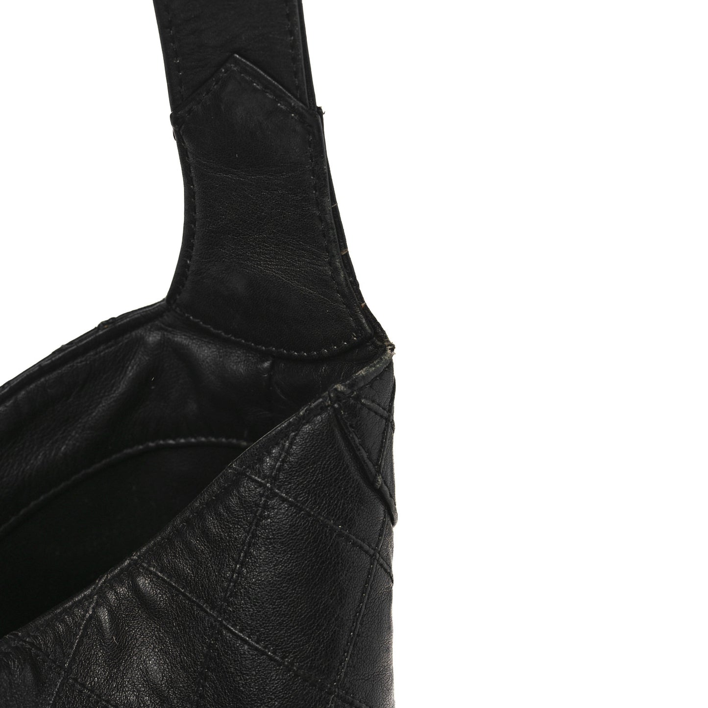 Lambskin Weekender Tote Black