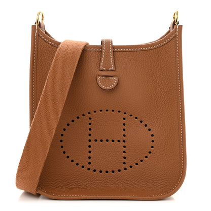 Hermes Taurillon Maurice Evelyne TPM Gold 1 of 11