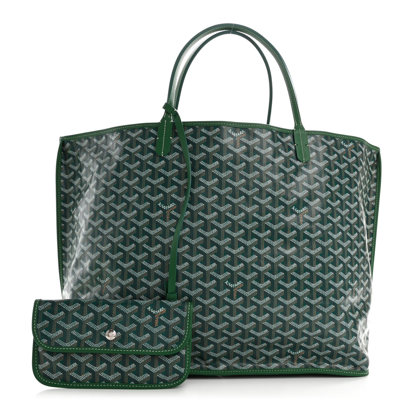 Goyardine Reversible Anjou GM Green
