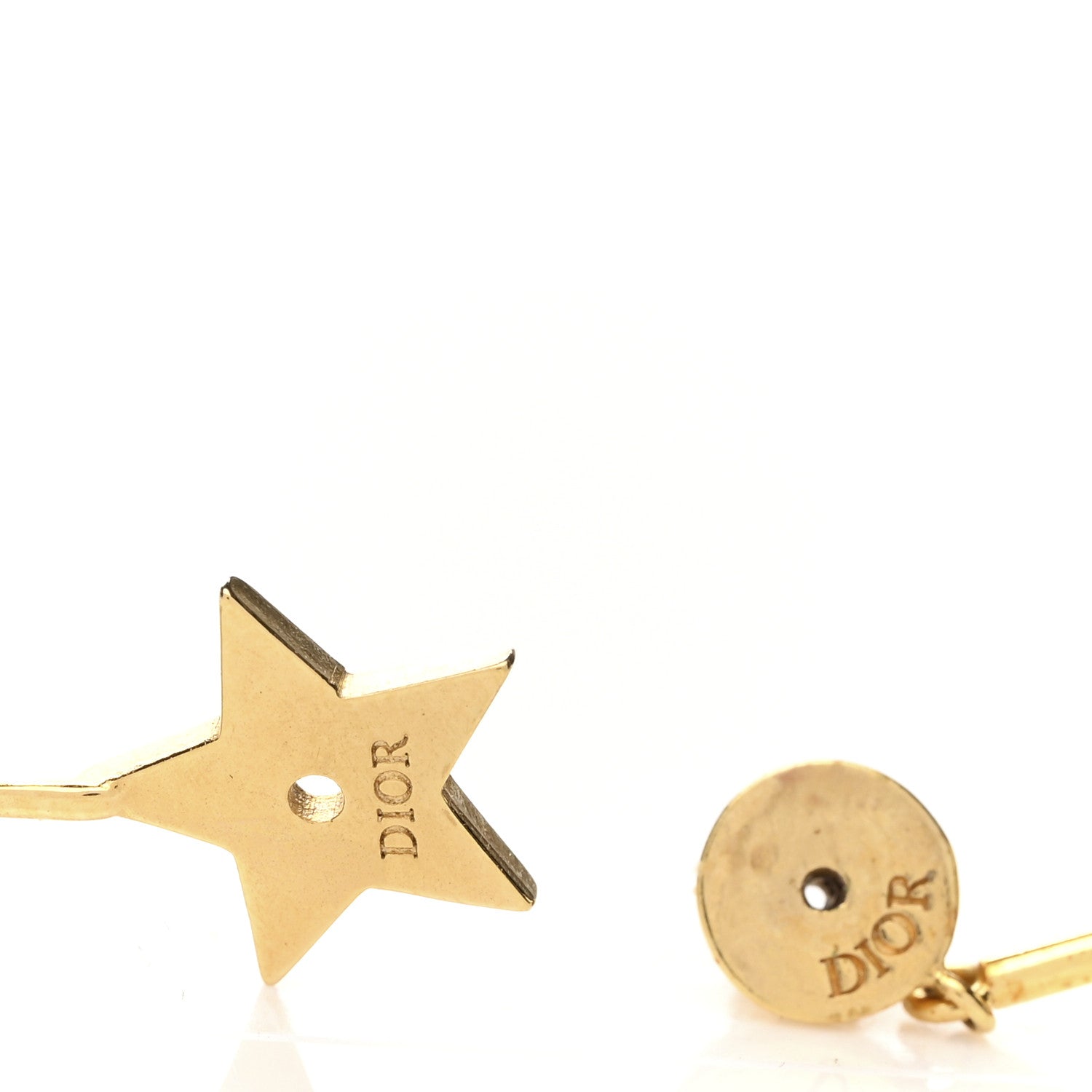 Christian Dior Pearl My ABCDior Tribales Etoile Earring Gold 4 of 4
